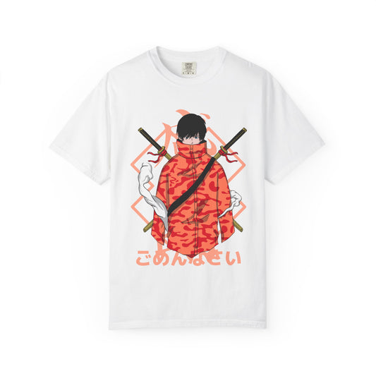 Anime T-shirt - Unisex Garment-Dyed Tee